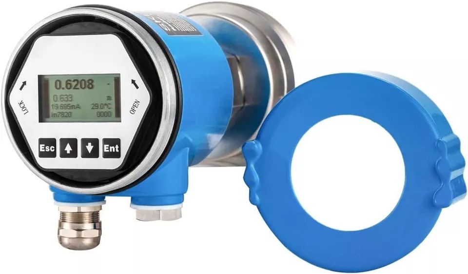 SKE 80G Radar Level Transmitter - Water, Liquid, Oil Sensor with 4-20mA Modbus+HART Output
