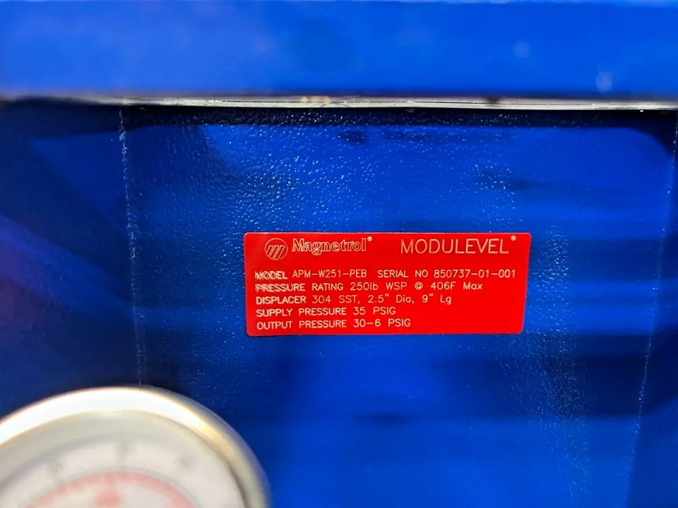Magnetrol W-251 Combination Water Column Modulevel APM-W251-PEB