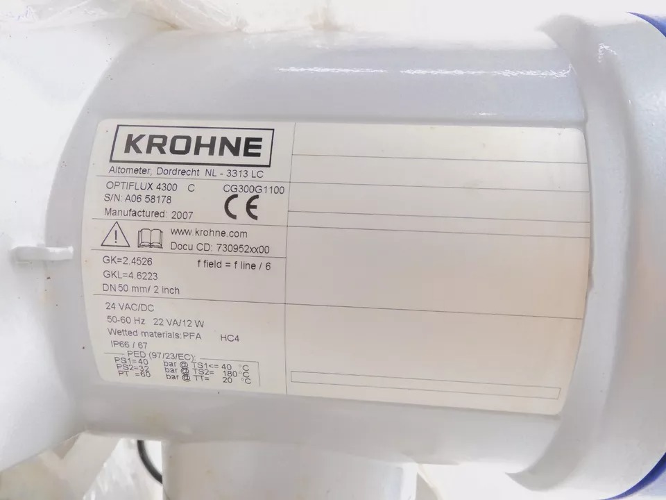 CRANE OPTIFLUX 4300 C Electromagnetic Flow Meter