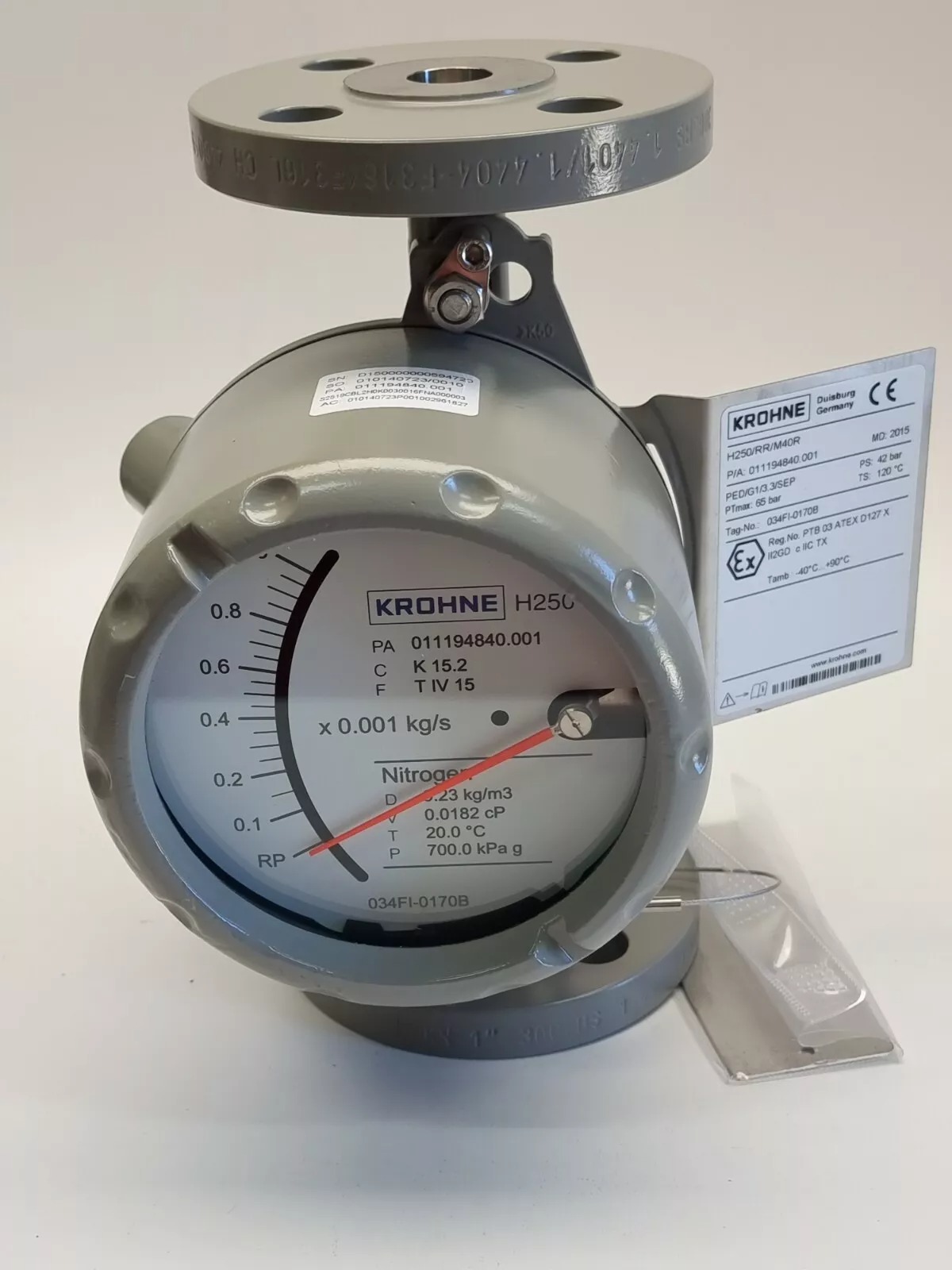 KROHNE H250 Nitrogen Flow Meter