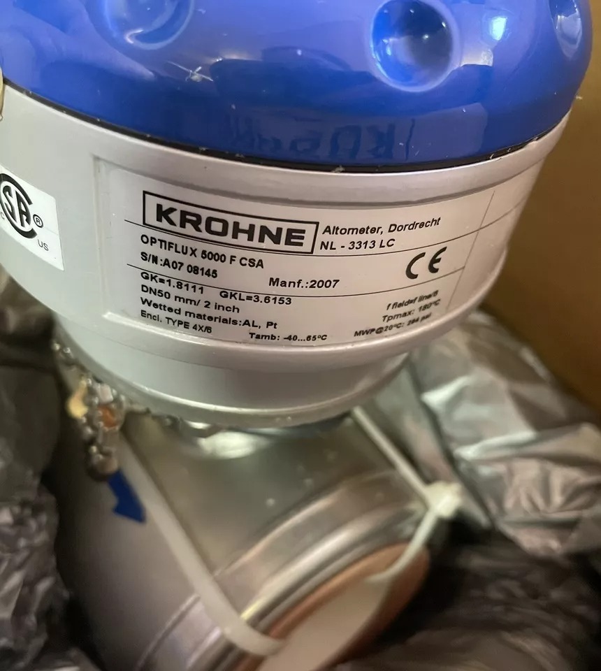 KROHNE Optiflux 5000 F Electromagnetic Flow Meter DN50 2” 50mm with Altometer