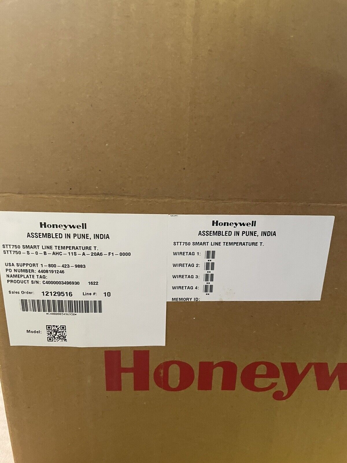 Honeywell STT750 Smart Line Temperature Transmitter