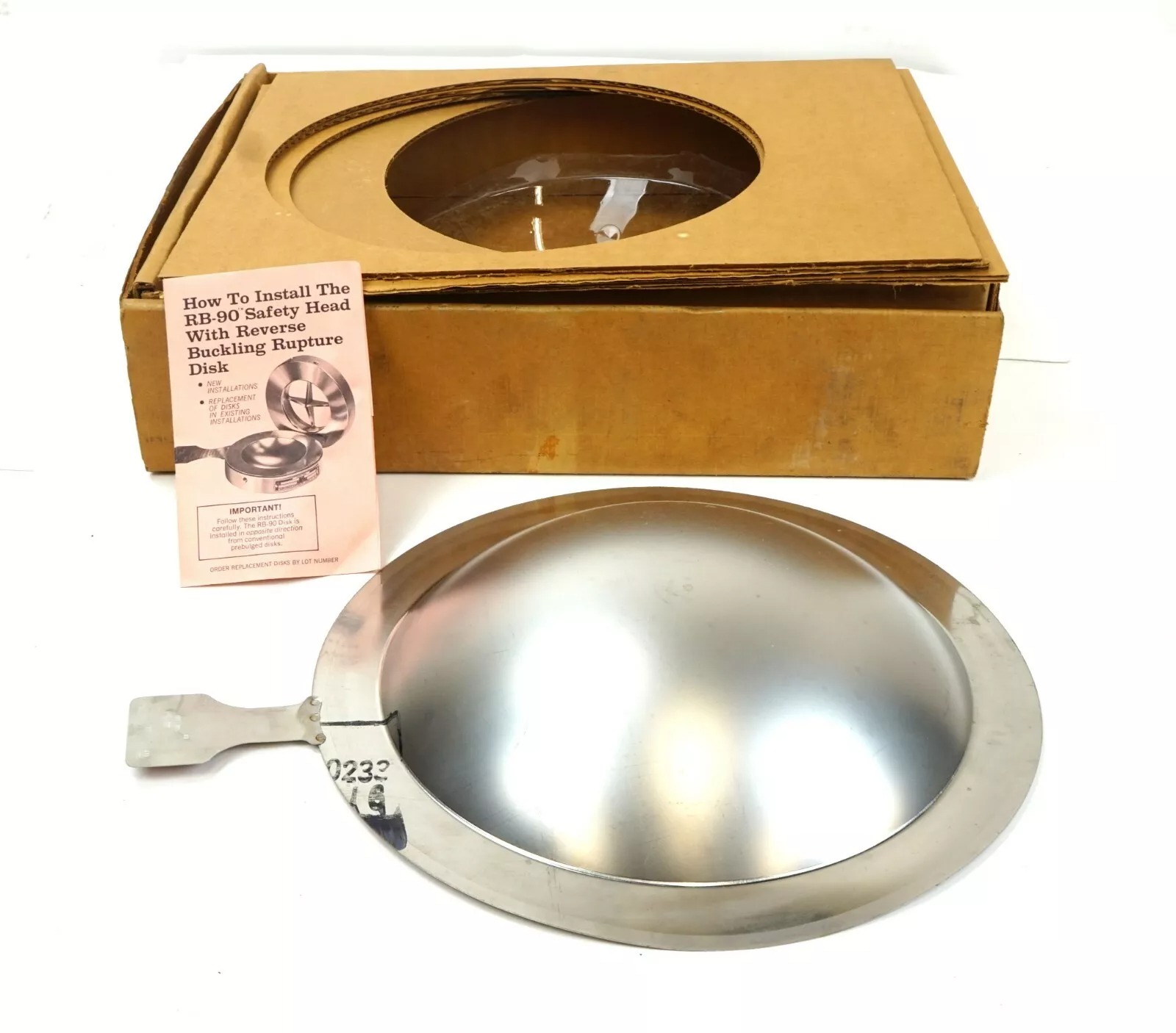 BS&B RB-90 Safety Pressure Relief Rupture Disk