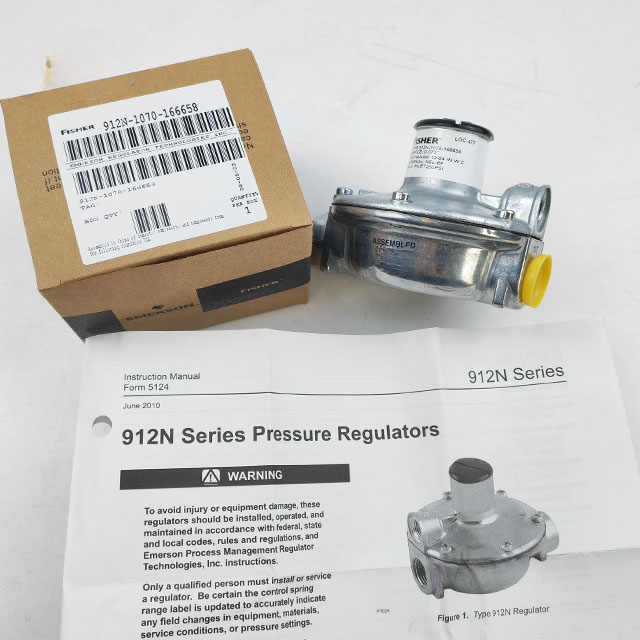 Emerson Fisher Accurate and Sensitive Control 912N Series Pressure Regulators