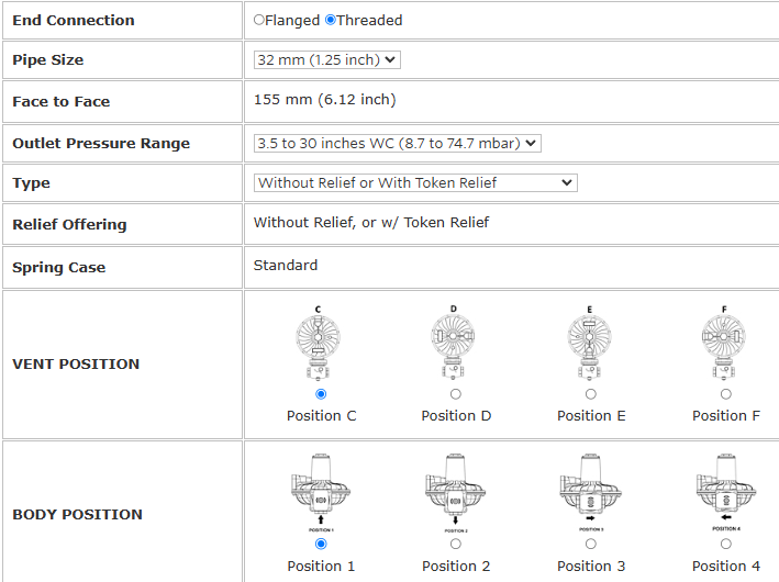 Fisher CS800 Series Regulators
