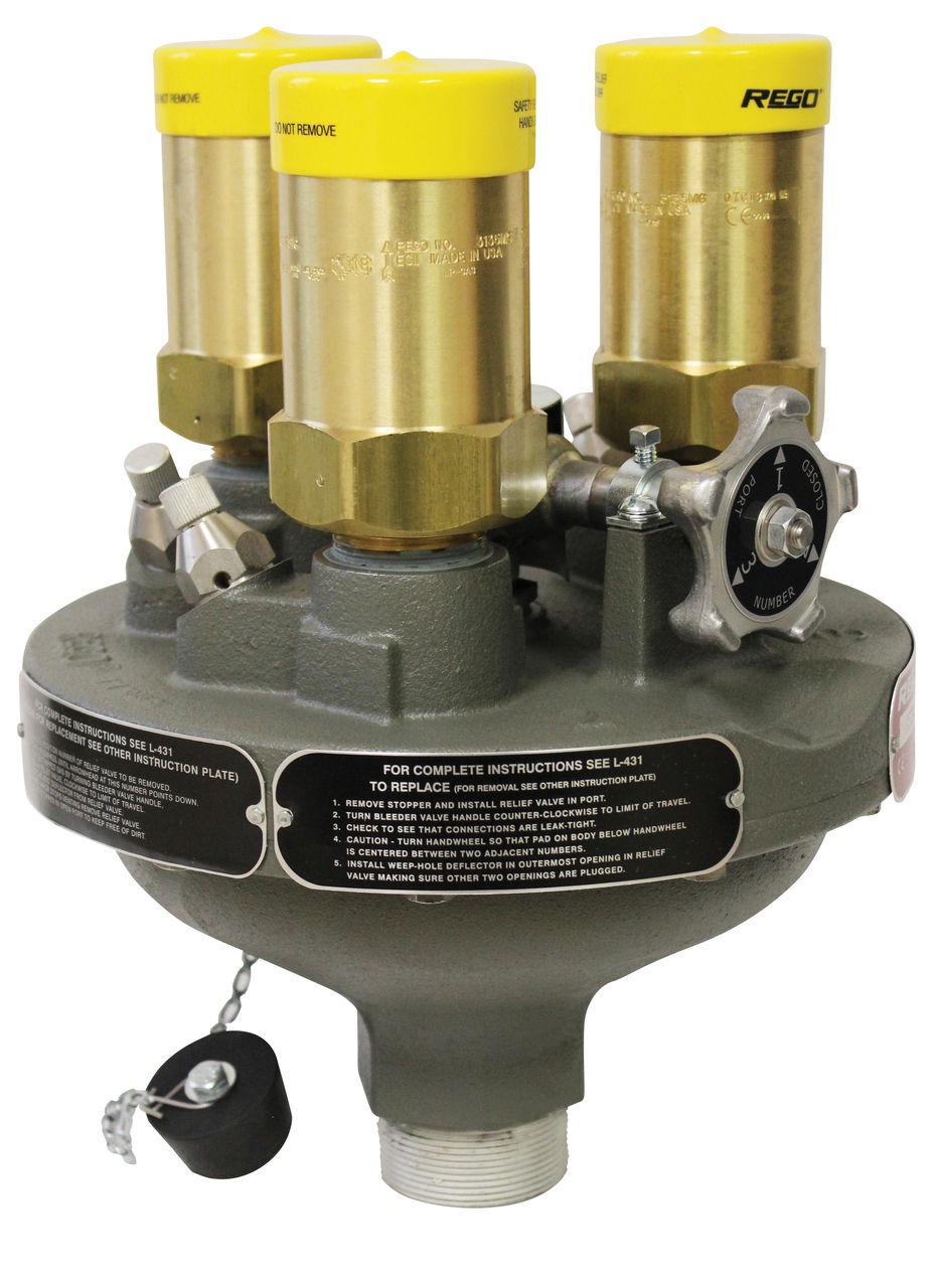 Rego Pressure Relief Valve Manifold - AA8530 Series
