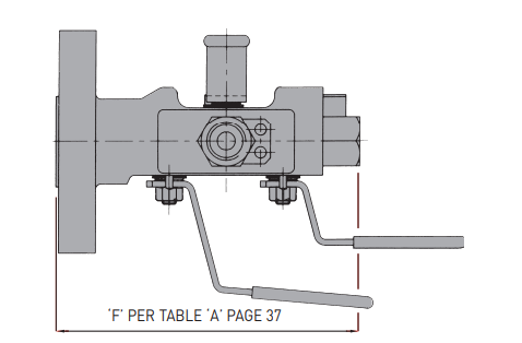 Oliver F Type Double Block & Bleed Valve – Flanged, Forged Duplex Body