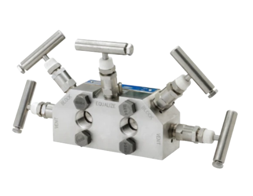 Anderson Greenwood MDP 5-Way Stainless Steel 316 Differential Pressure Manifold