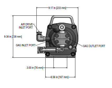 Haskel Model AGD-30 Air-Driven Gas Booster