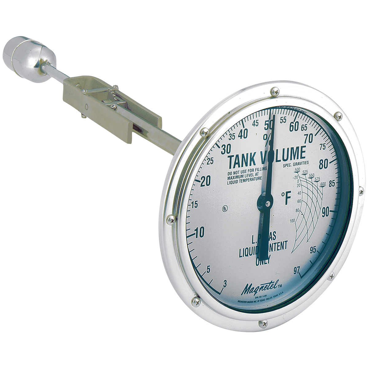 Rochester 6300 Series Magnetel Gauge for Bulk Storage Tanks