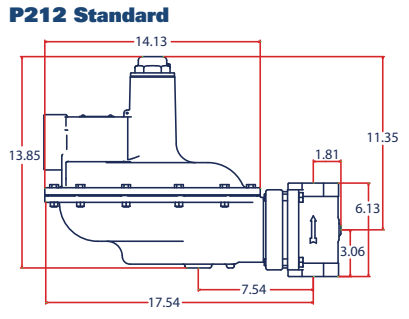 Belgas P212 Pressure Regulator