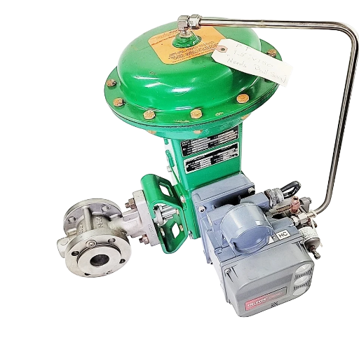 Fisher V150 1-1/2" Control Ball Valve with Fisher 1052 Size 33 Pneumatic Actuator 