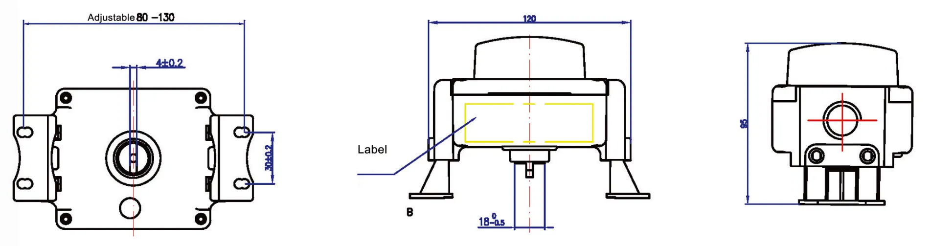 YNTO APL230 IP67 Waterproof Limit Switch Box