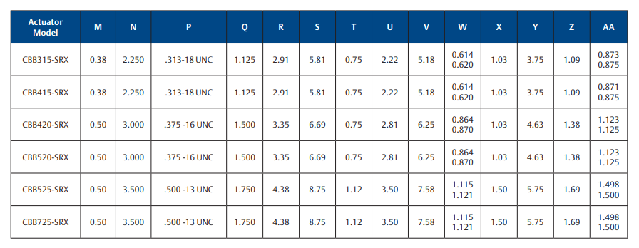BETTIS Type CBB 725-SR80