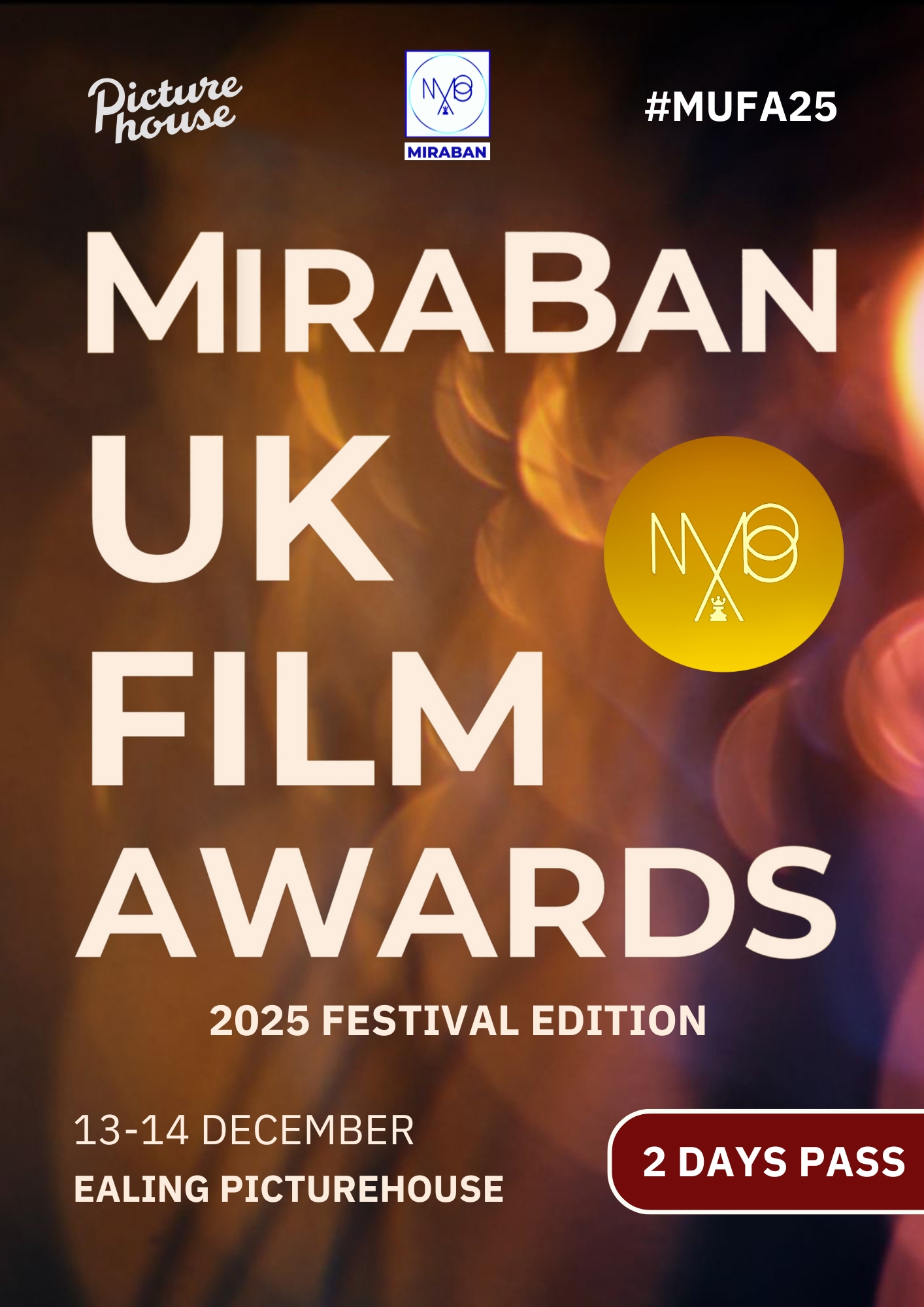 MiraBan UK Film Awards - 2 Days Adult Pass