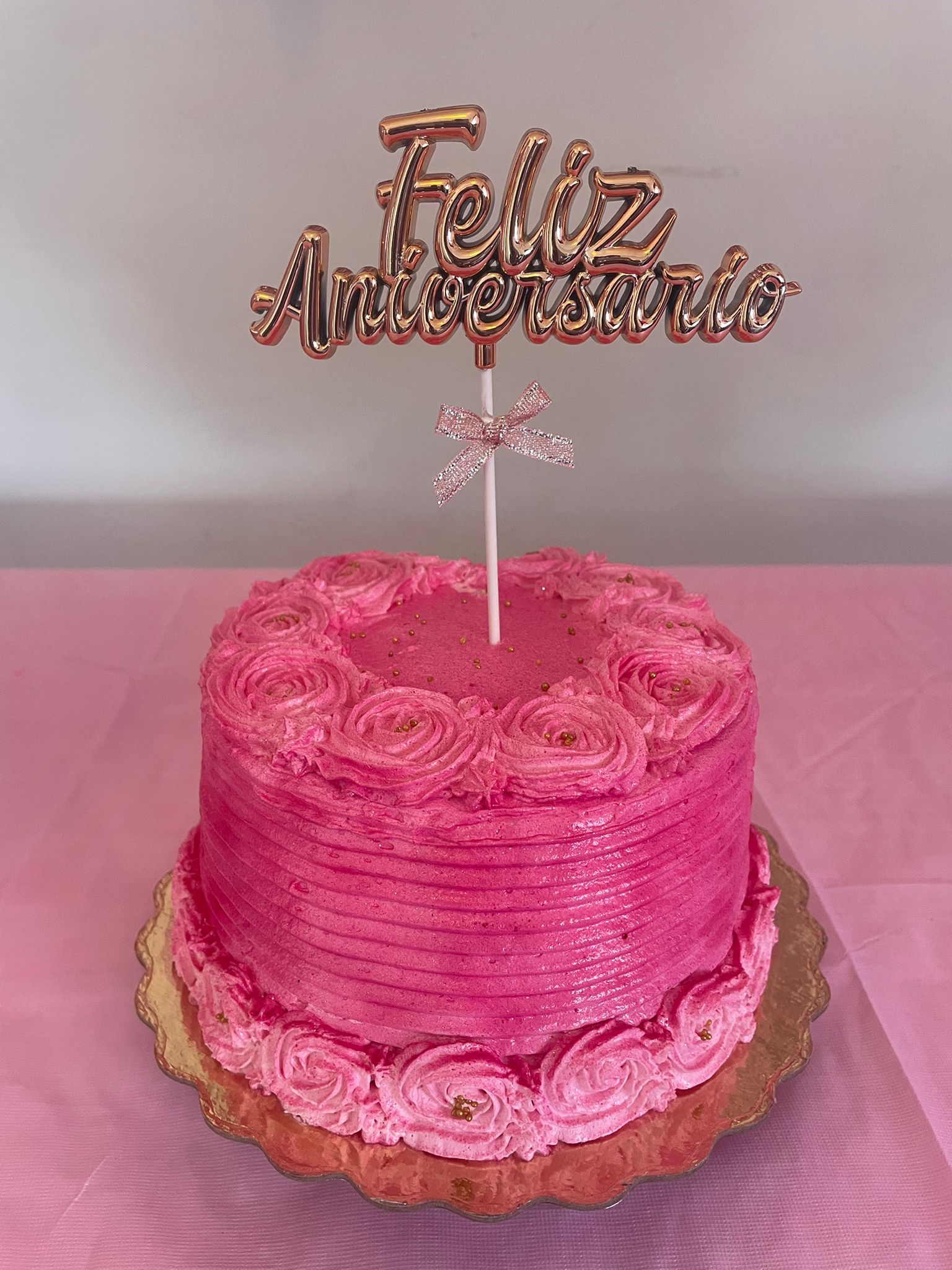Bolo de aniversário em camadas