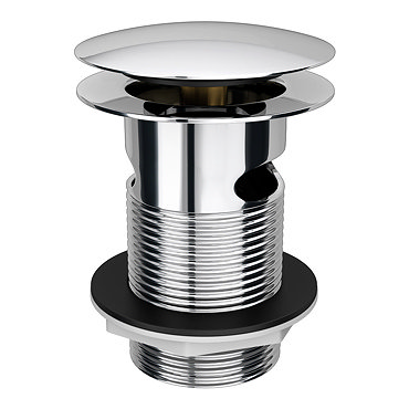 Chrome Basin Waste with Overflow