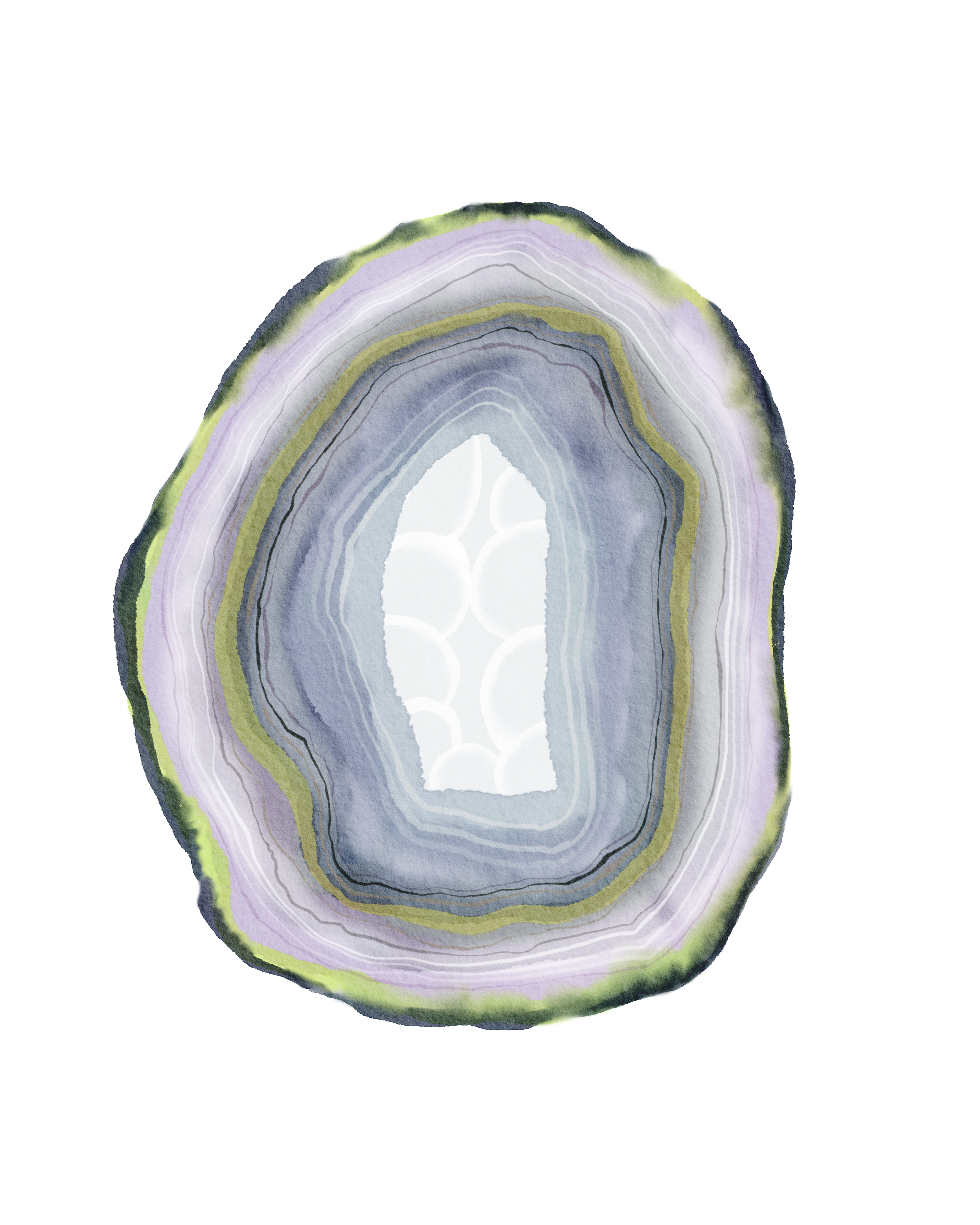 Digital Watercolor Agate Artwork | Instant Download Print & Web File