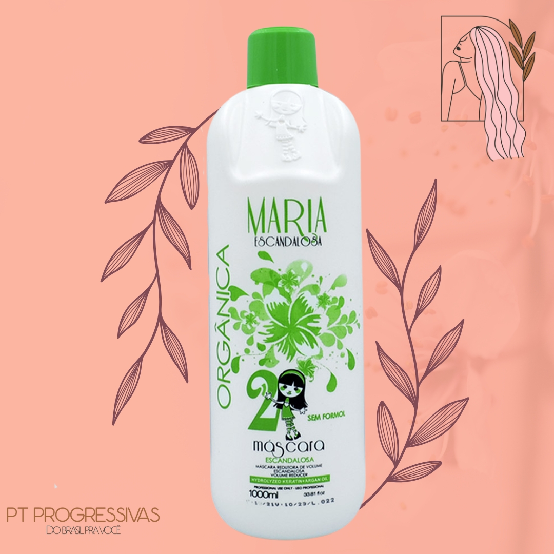 Escova Progressiva Orgânica Maria Escandalosa