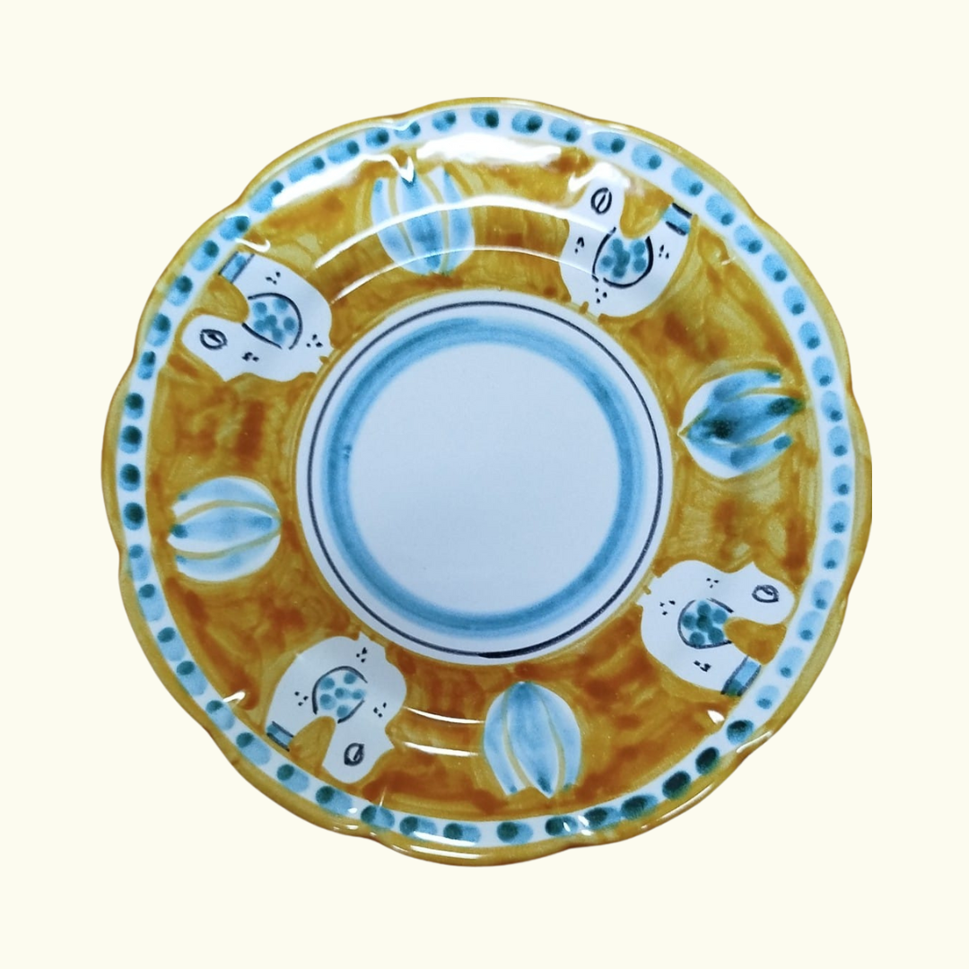 Assiette à dessert - Poule moutarde