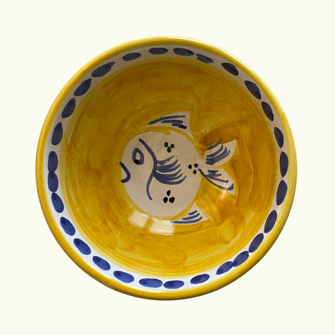 Bol ø11 cm - Poisson jaune