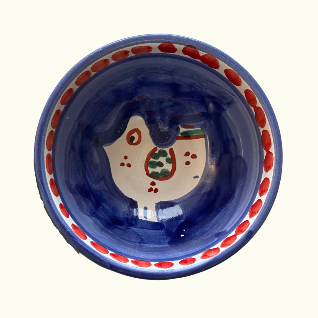 Bol ø11 cm - Poule bleue