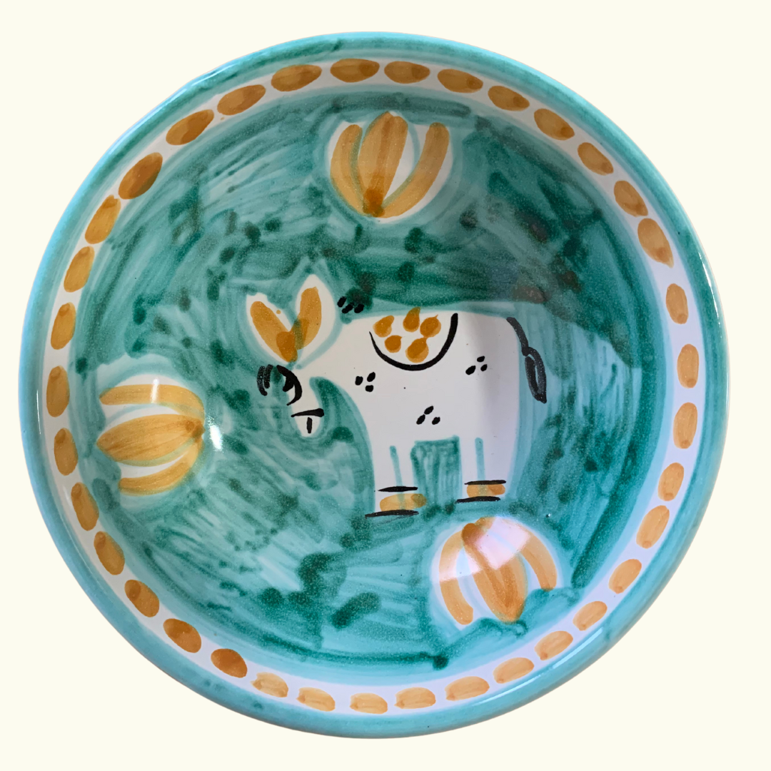 Bol ⌀15 cm - Âne turquoise