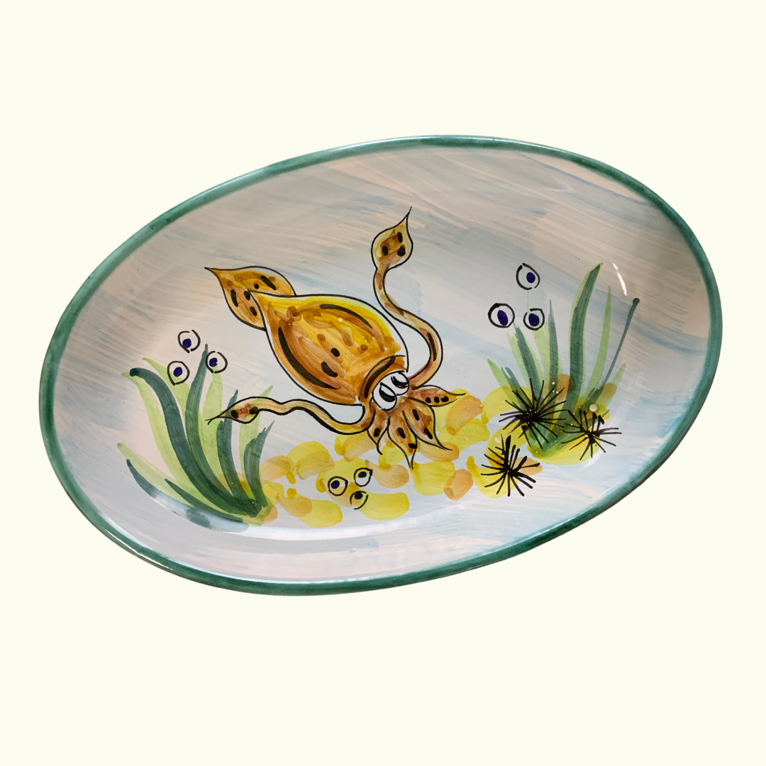 Plat moyen - calamar et oursins