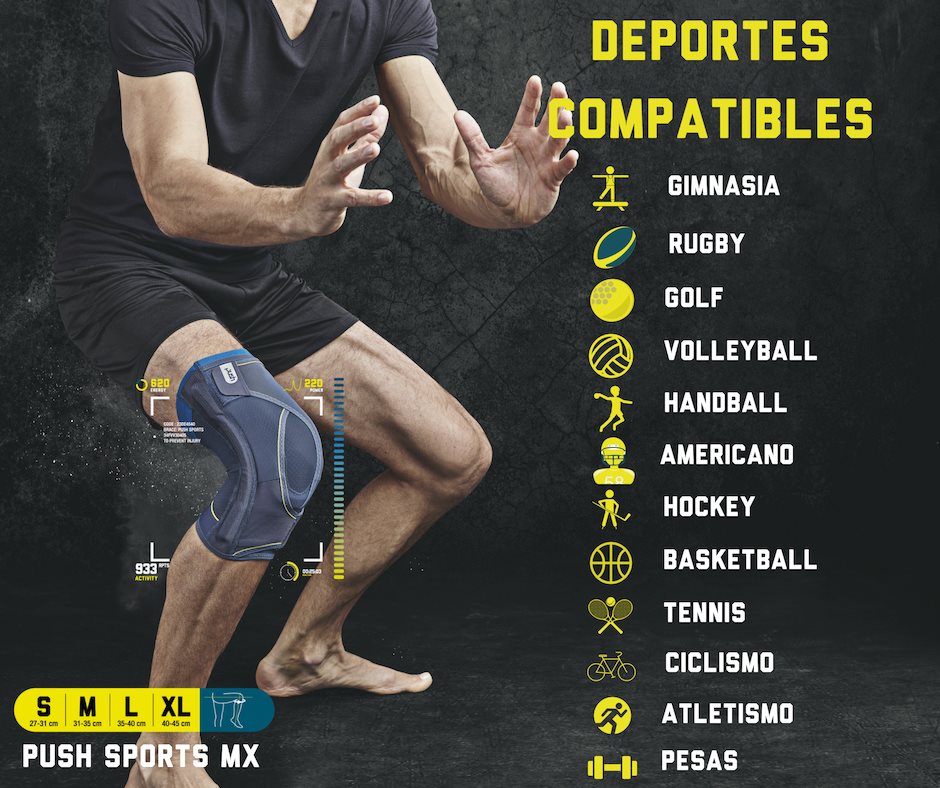 Rodillera Deportiva Push Sports