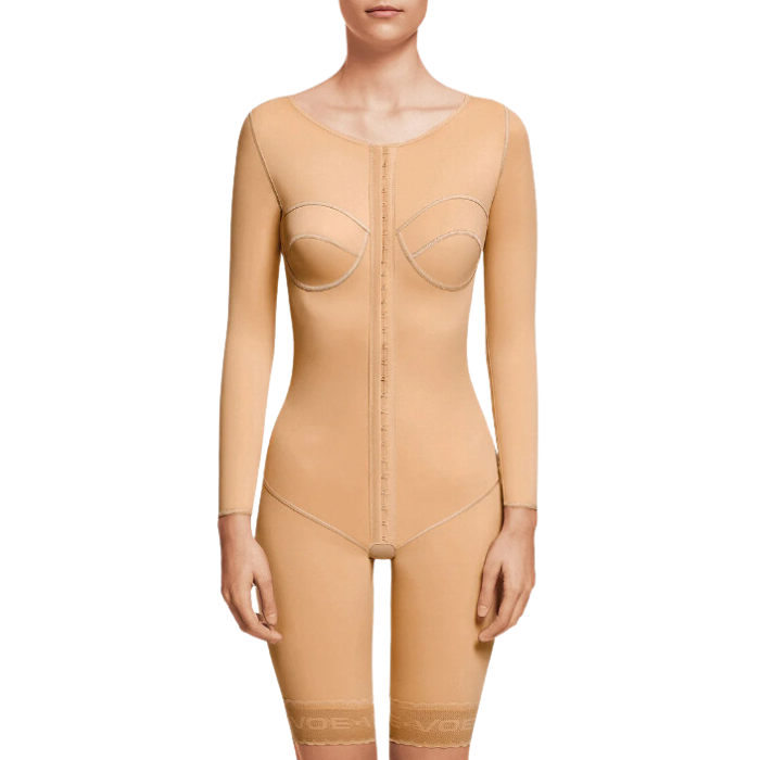 Body completo por encima de la rodilla color Nude
