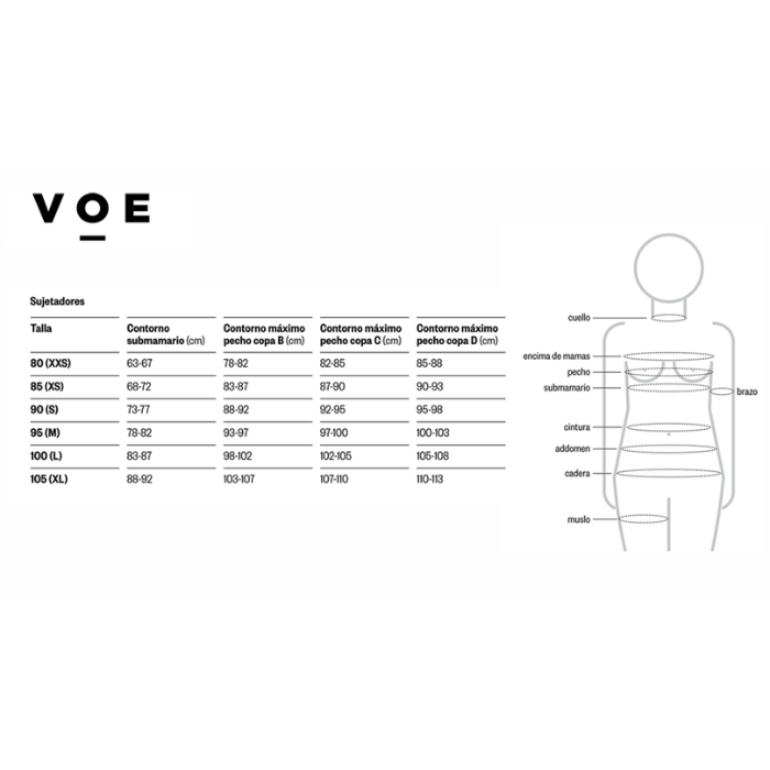 Sujetador NUHA, modelo Lucia (negro)