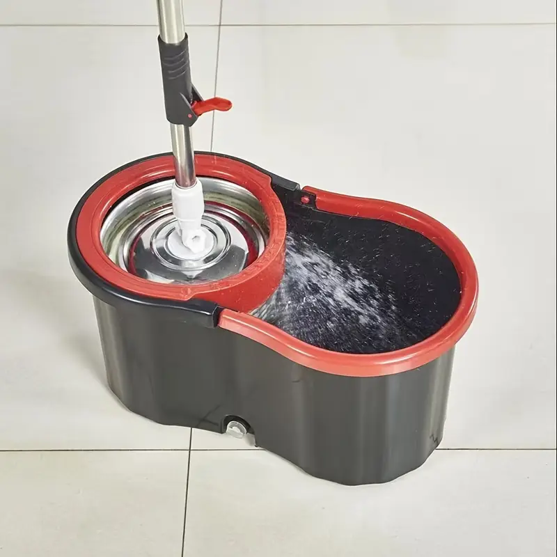 Juego de Cubo y Fregona Giratorio