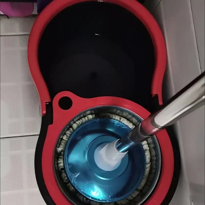 Juego de Cubo y Fregona Giratorio