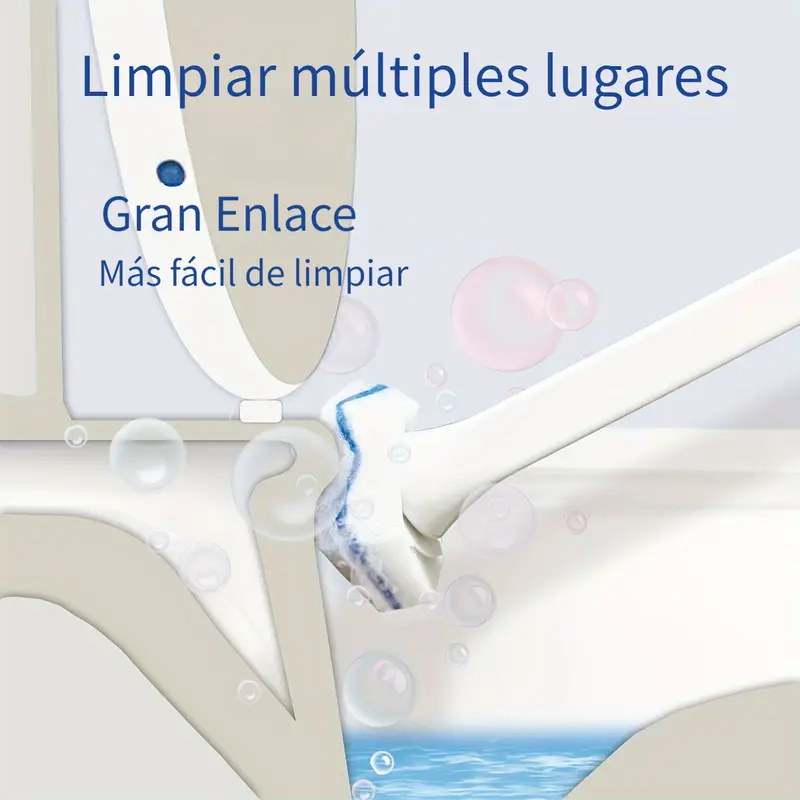  Kit de Limpieza de Inodoro con Esponjas Desechables