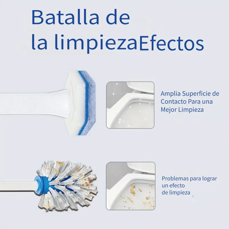  Kit de Limpieza de Inodoro con Esponjas Desechables