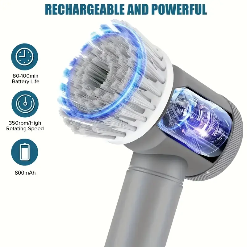 Cepillo Eléctrico de Limpieza Portátil