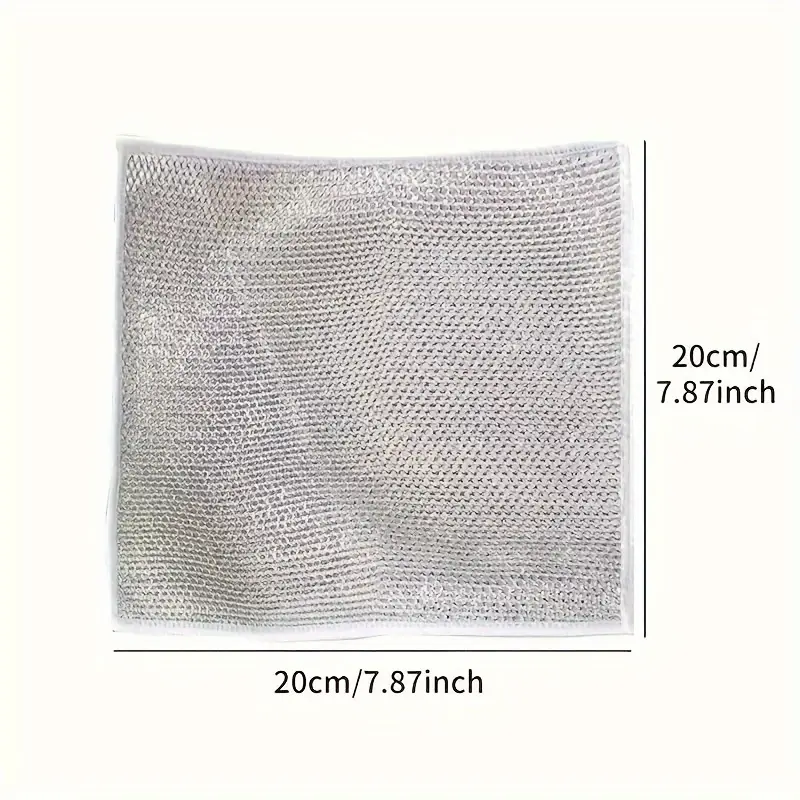 Esponjas de Acero Inoxidable Antiadherentes (12 Piezas)