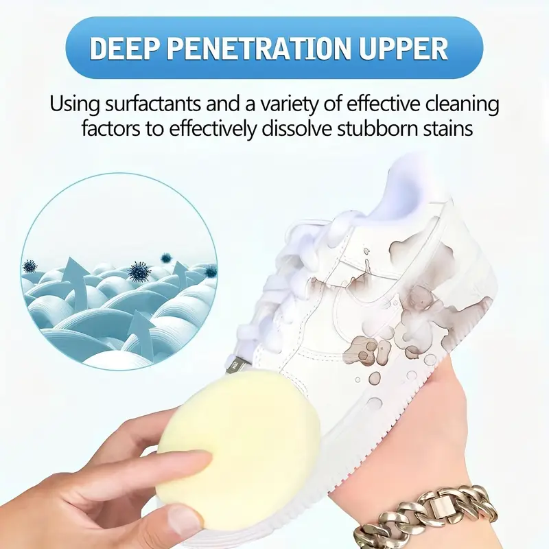 Crema de Limpieza Rápida Multiusos con Esponja
