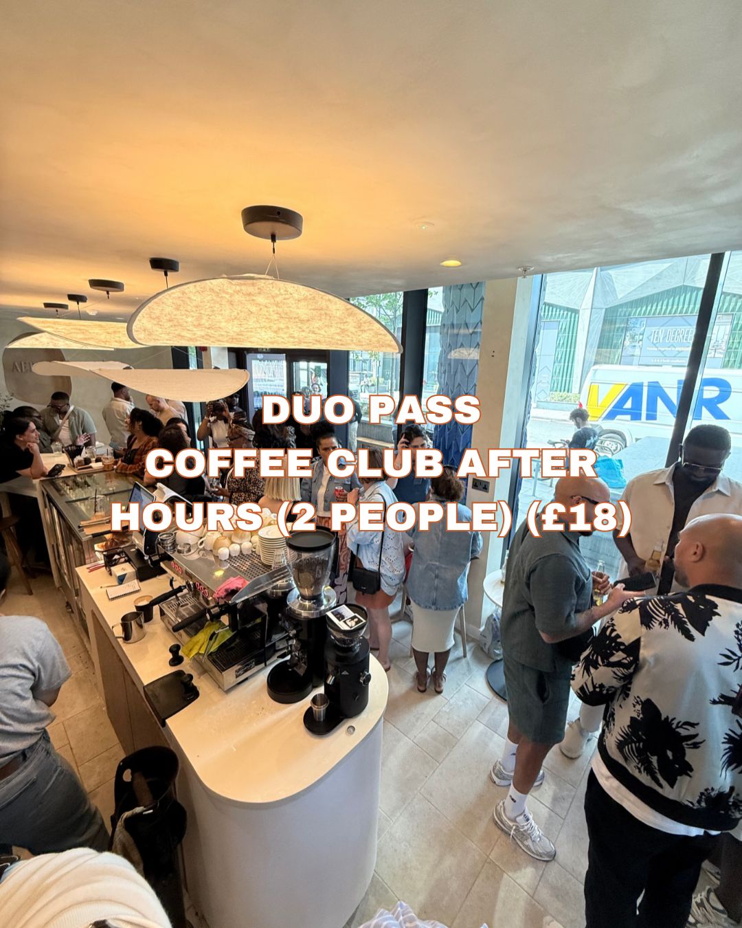 Duo Pass – Coffee Club After Hours (2 People) (£18)