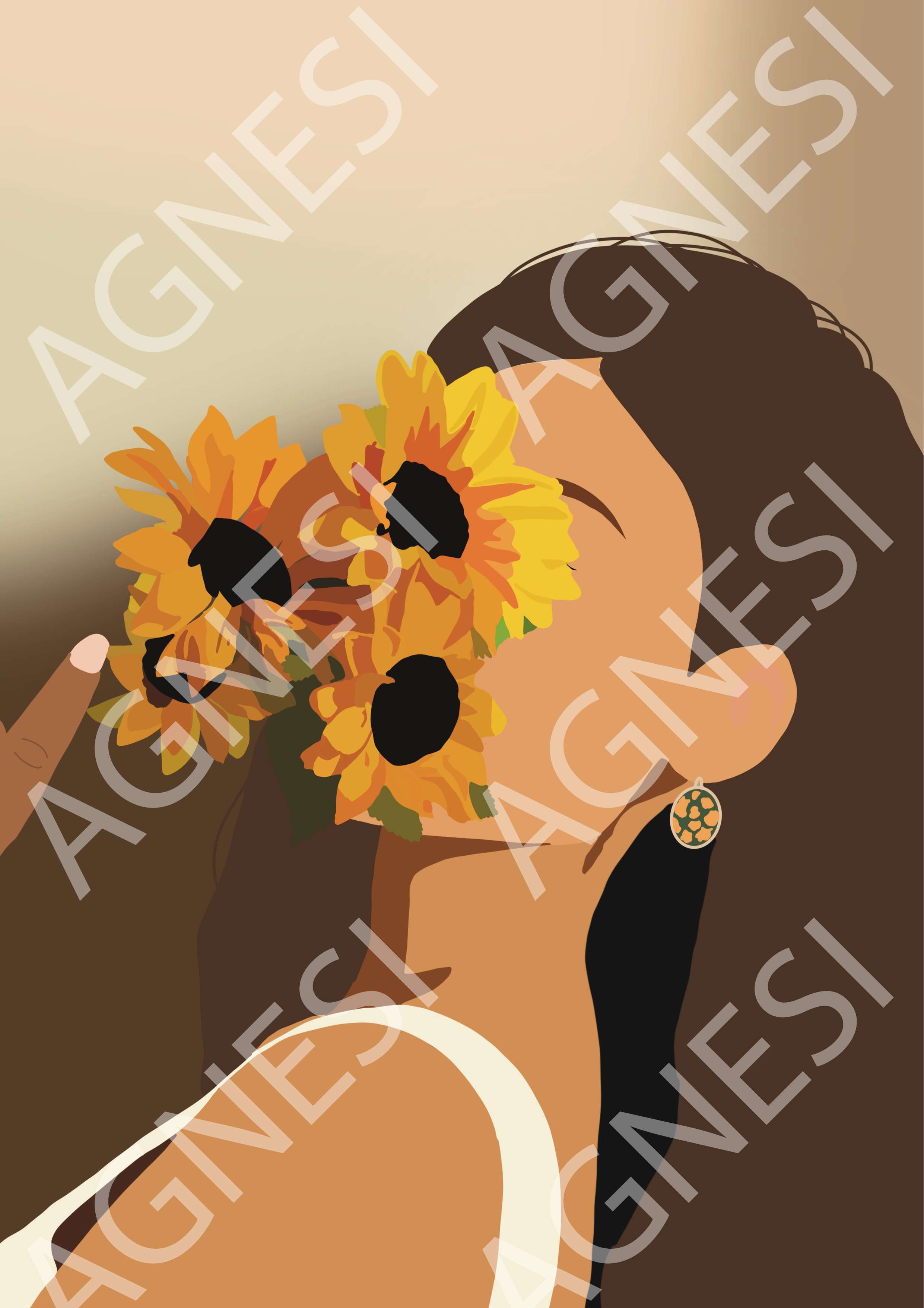 La femme au tournesol