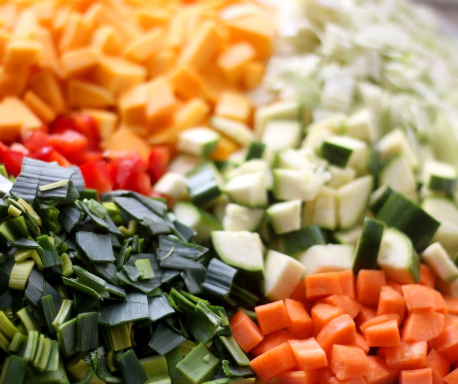 Chopped Vegetables 