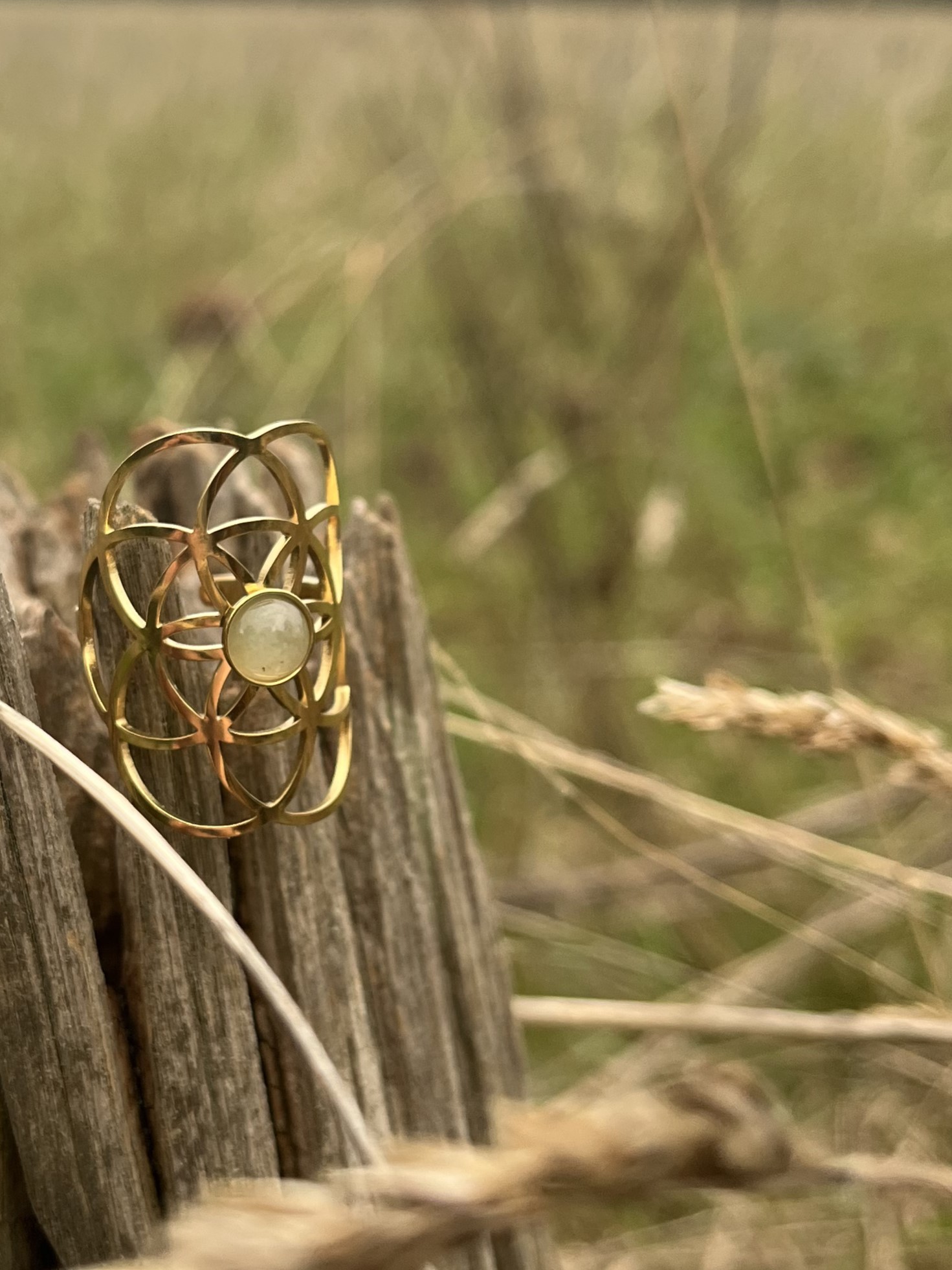 Bague Origine pierre verte