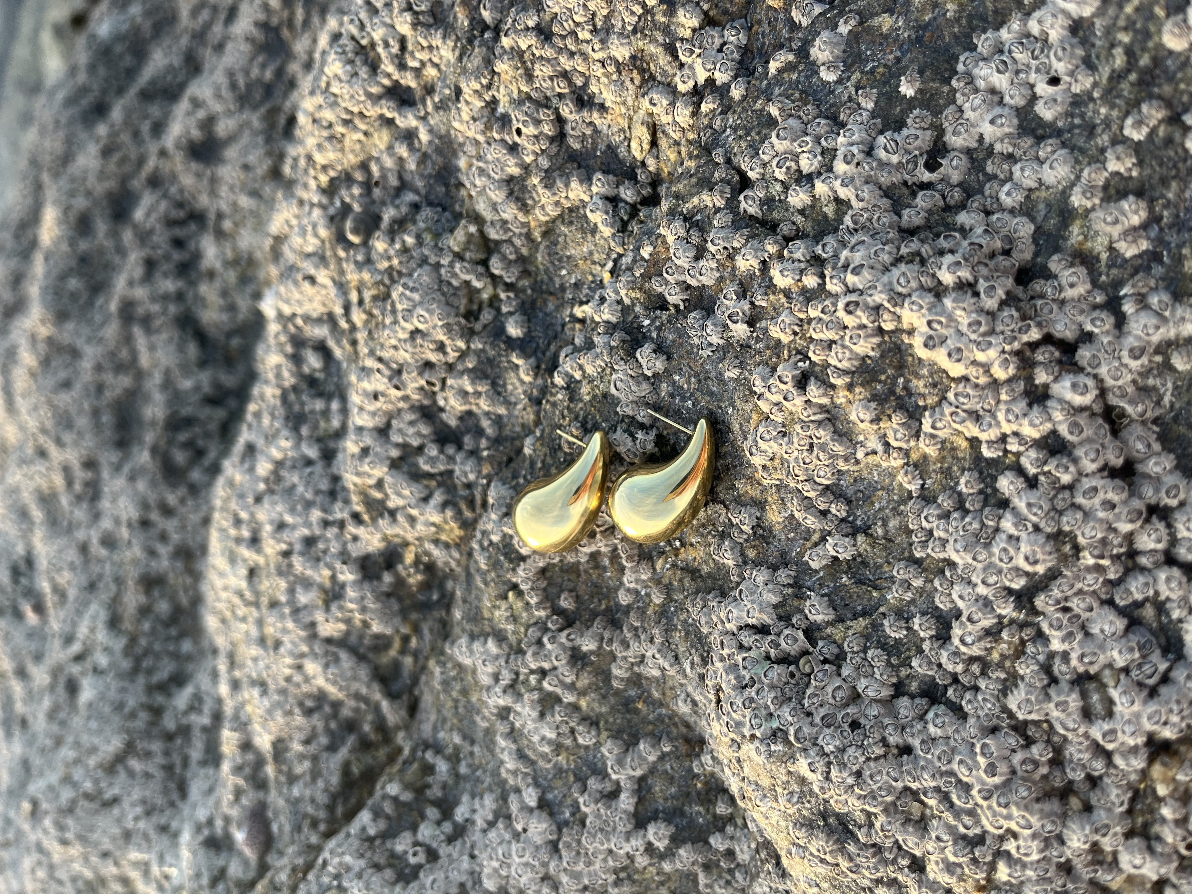 Boucles d'oreilles Dune dorées