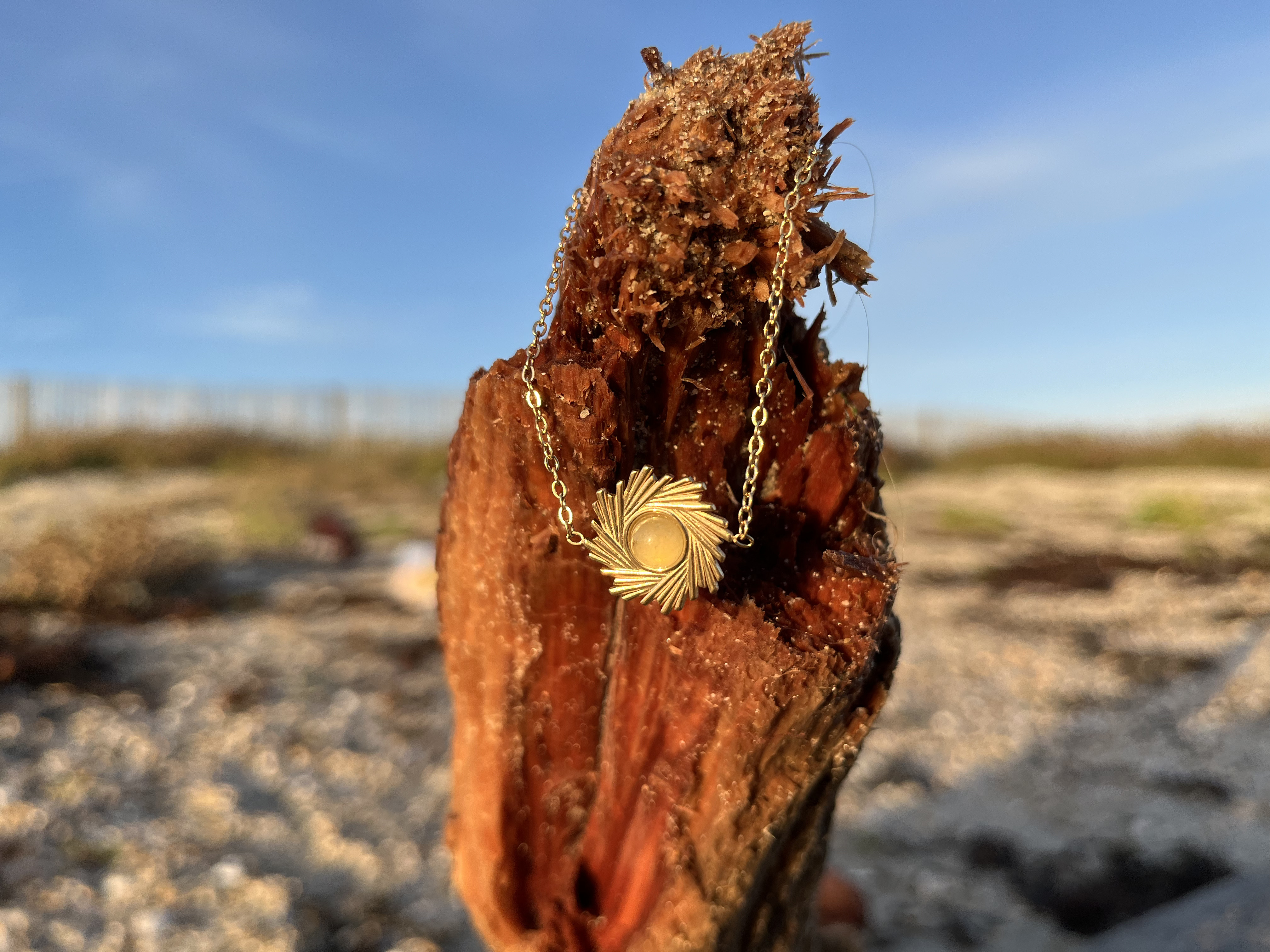 Bracelet Brume ambrée