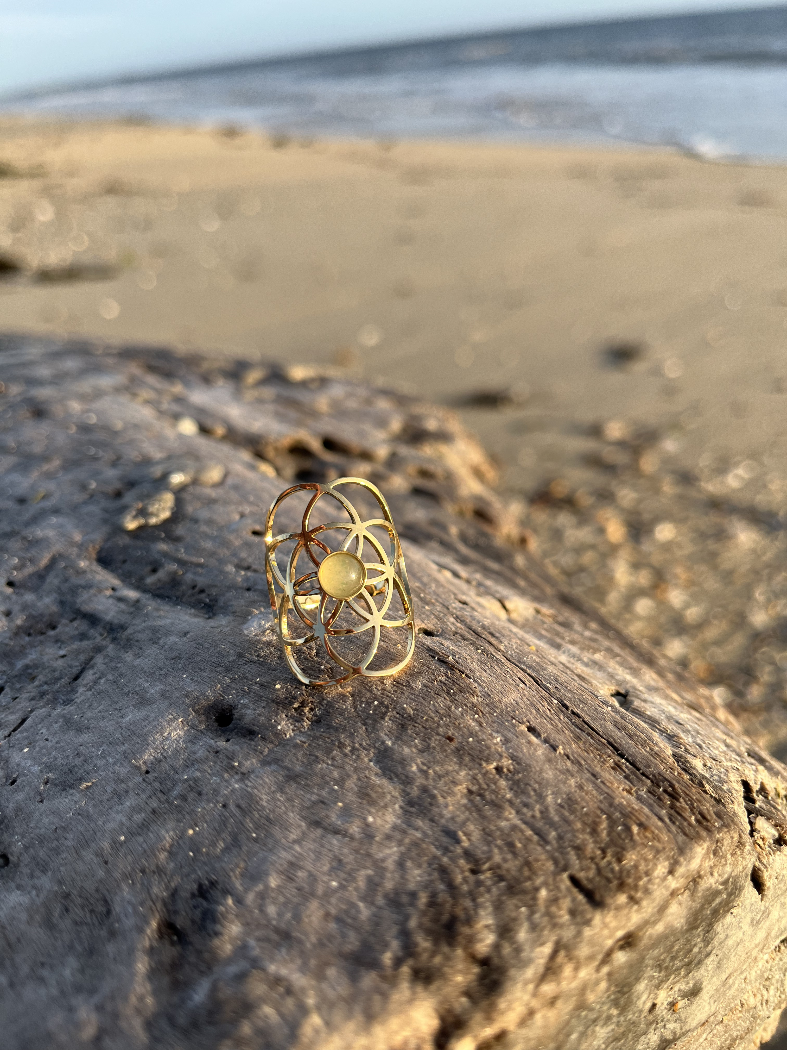 Bague Origine pierre verte