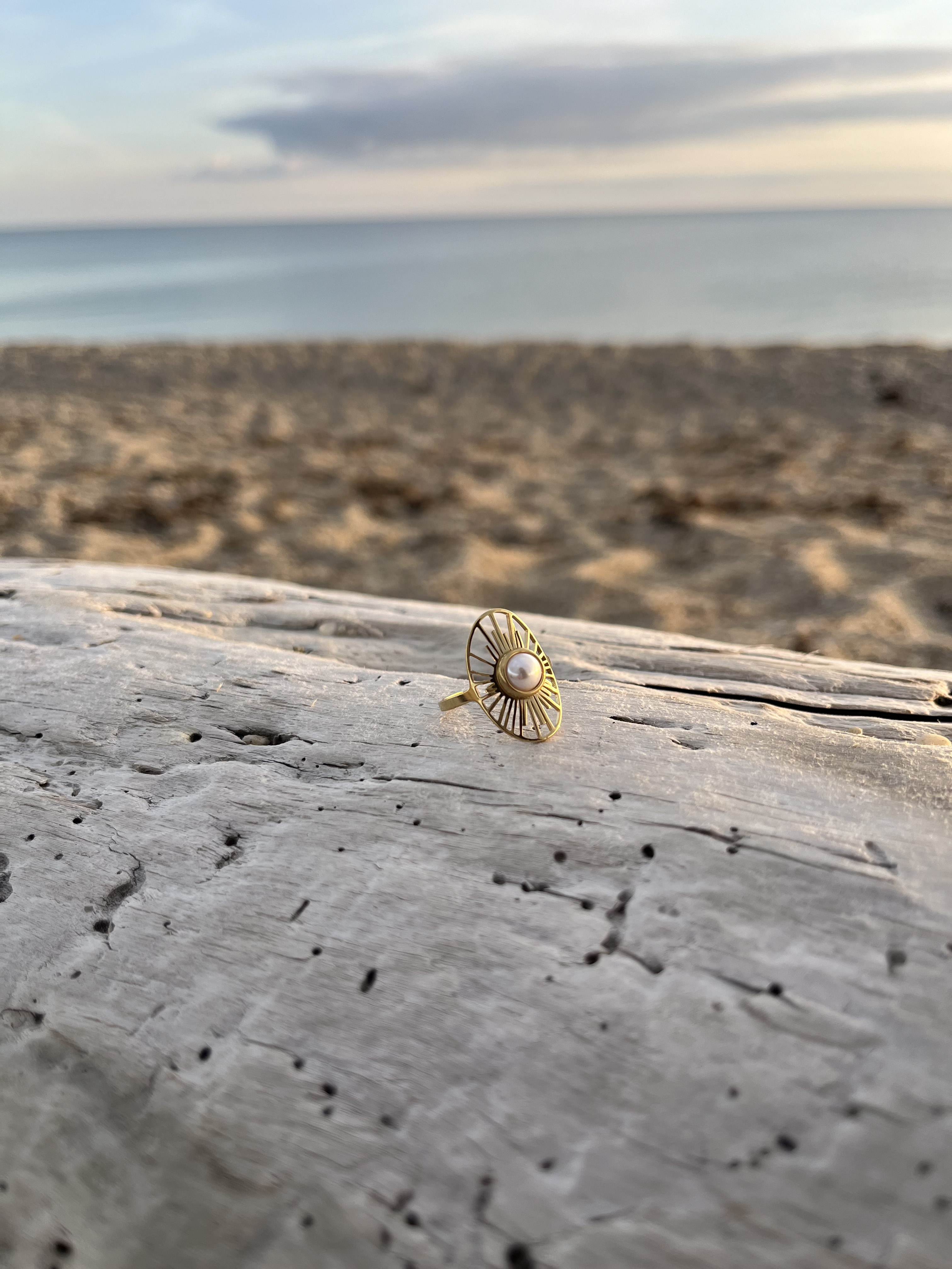 Bague Céleste perle