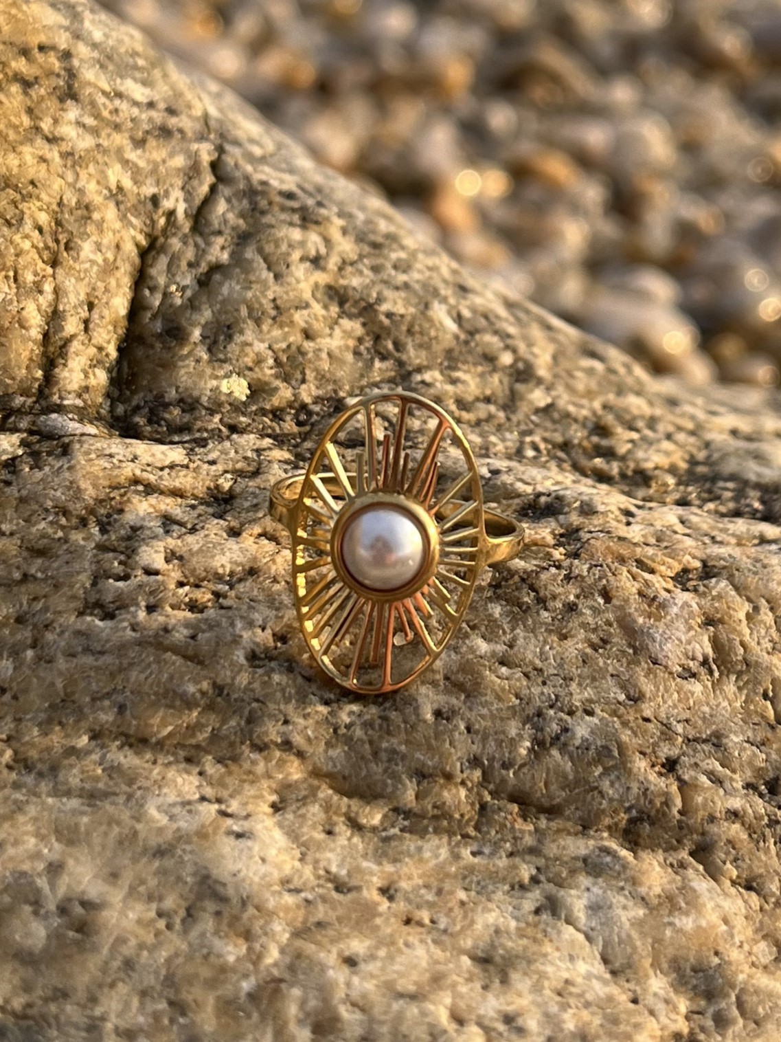 Bague Céleste perle