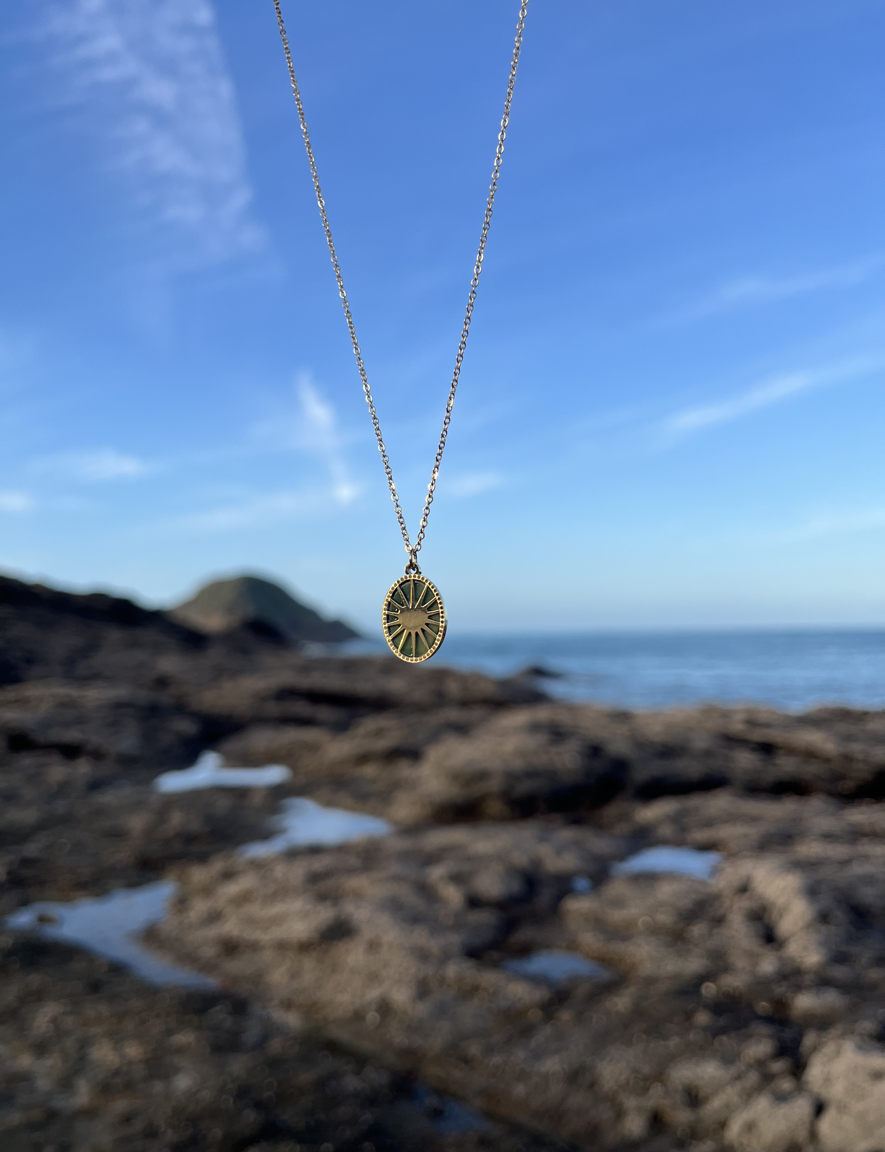 Collier Élixir kaki