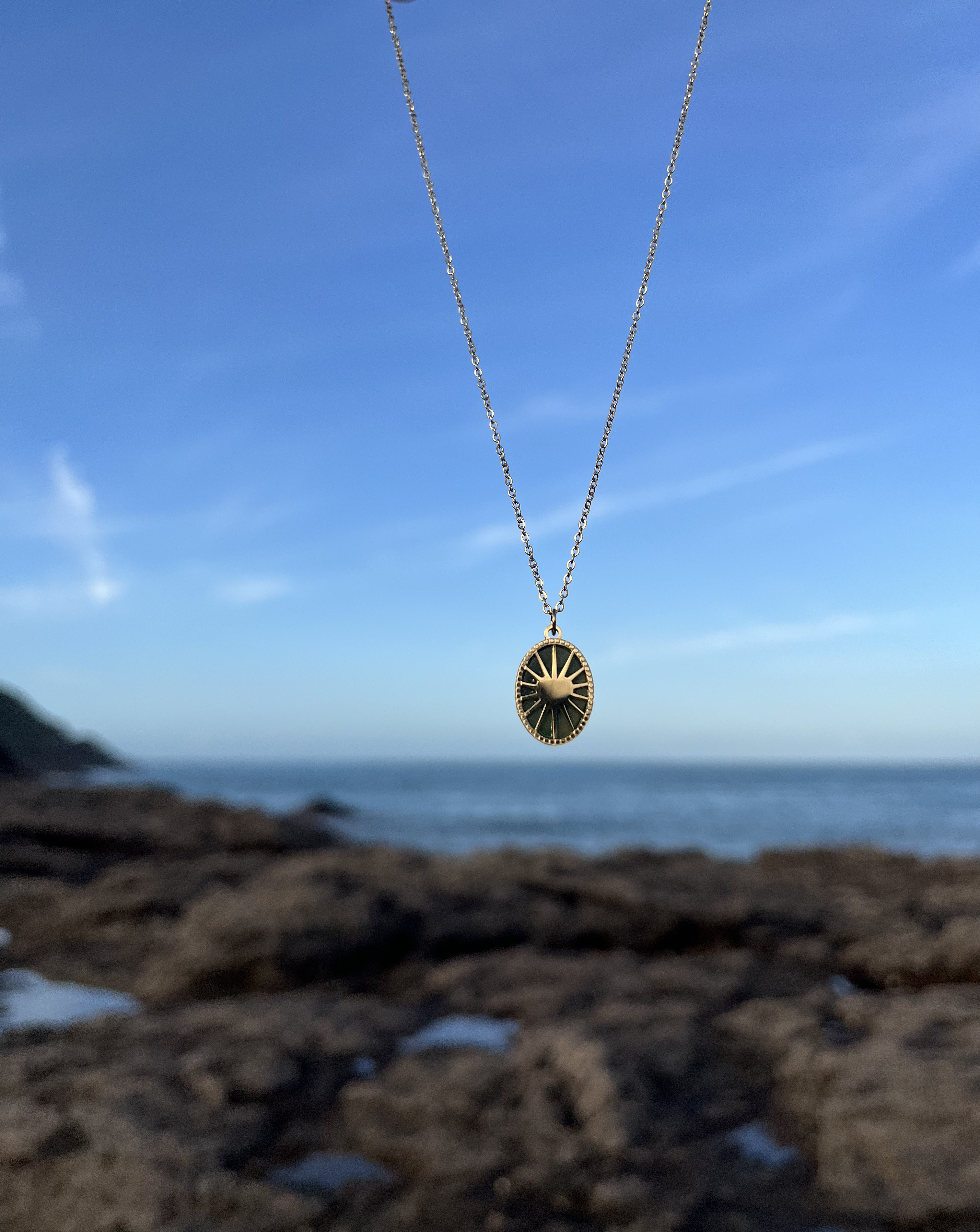 Collier Élixir kaki