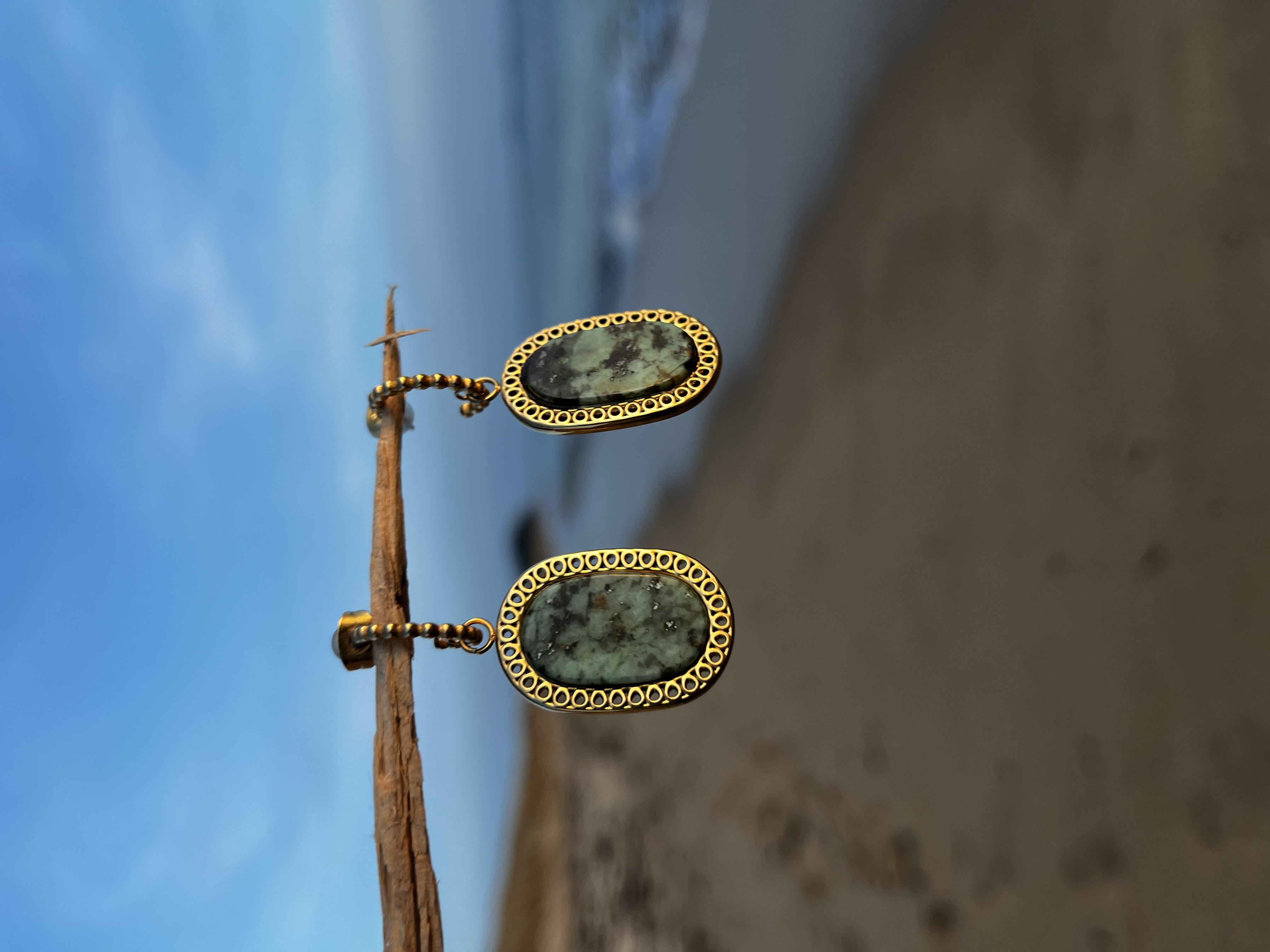 Boucles d’oreilles Aqua